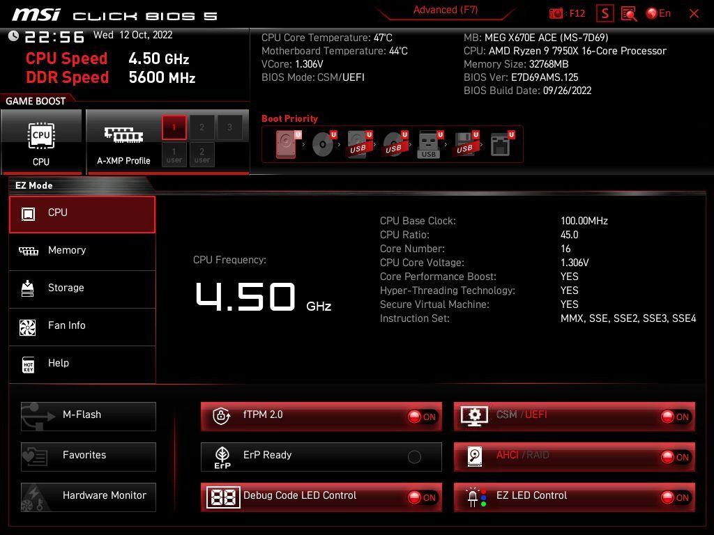 MSI MEG X670E Ace