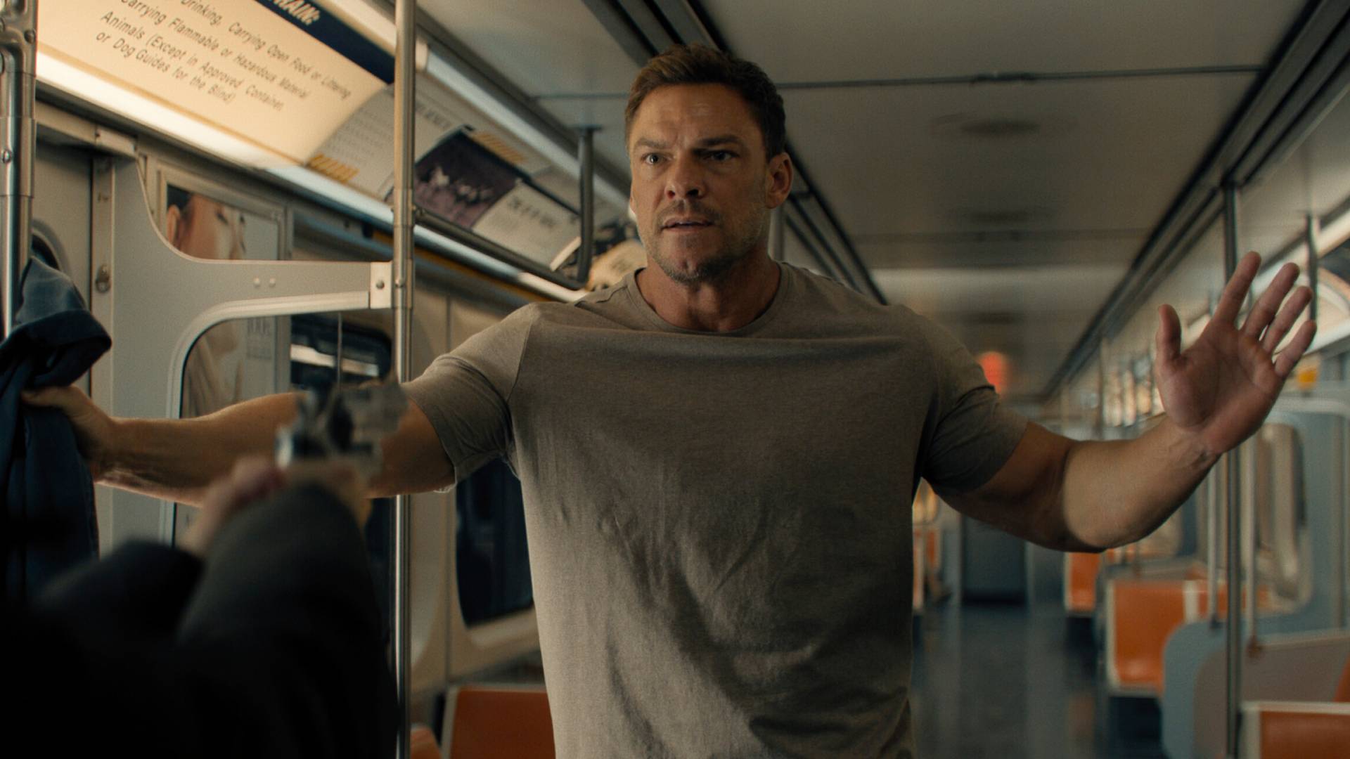 Alan Ritchson as Reacher in Reacher season 4