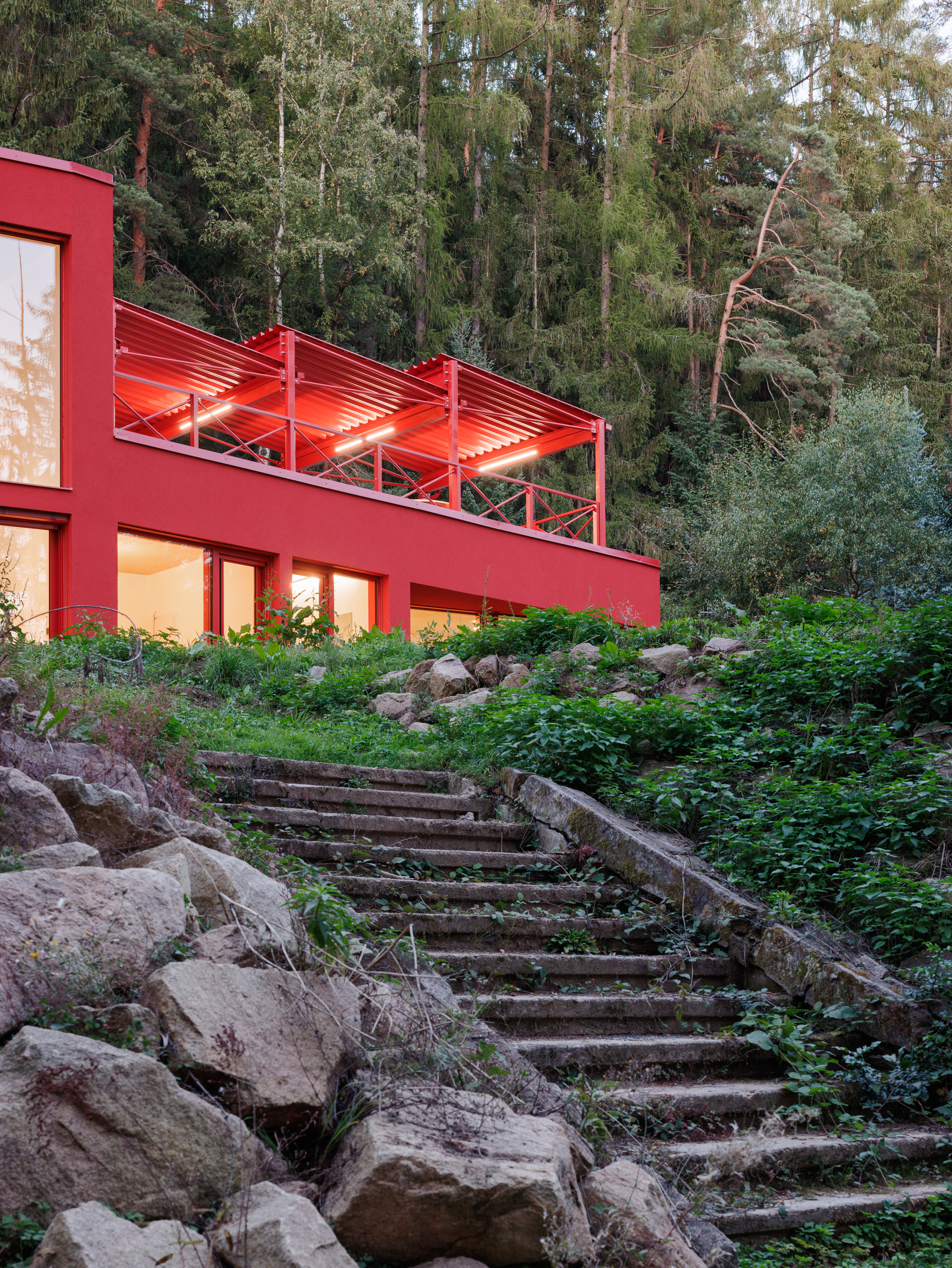 Red House in the Czech Republic