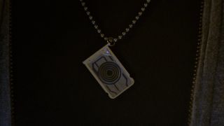 Sam Flynn's data chip necklace from Tron: Legacy.
