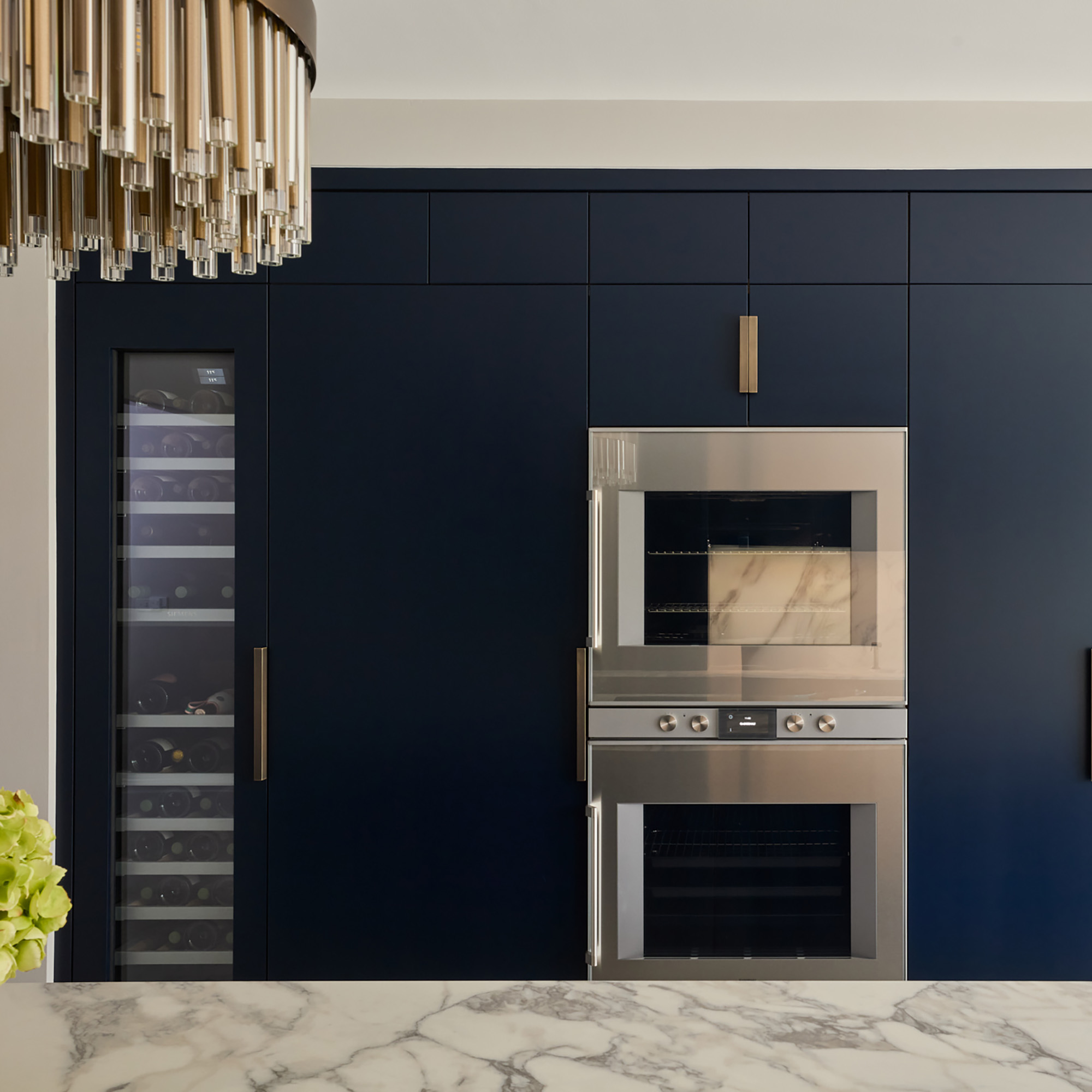 BK Eleven navy kitchen
