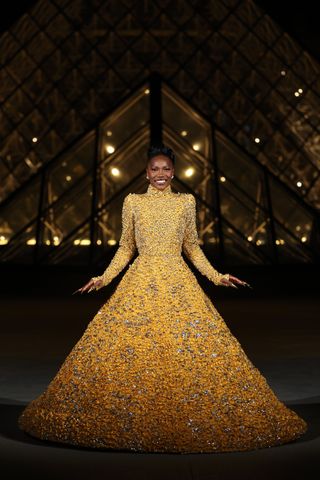 Doechii wearing Valentino at Le Grand Diner du Louvre