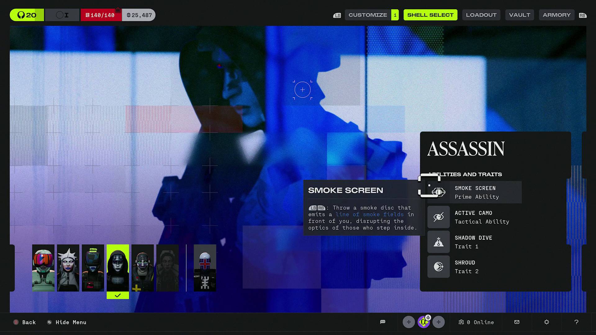 Marathon characters Assassin runner shell