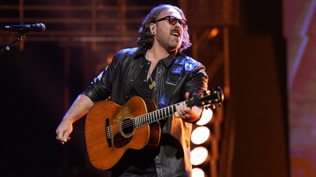Adam David performs on The Voice Season 27 finale