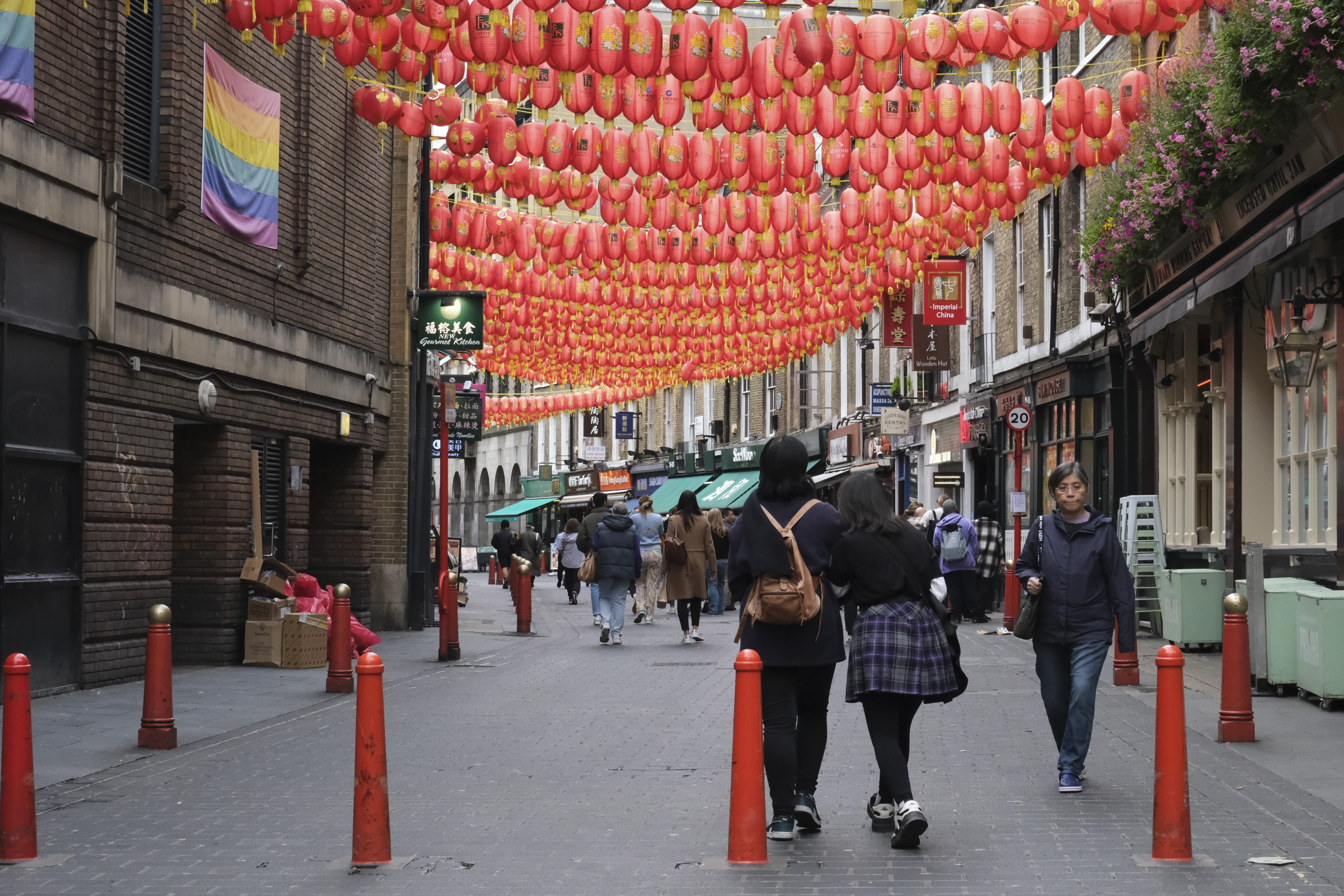 China Town in London street photo taken with the Fujifilm X-M5