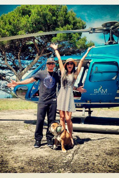 Nicole Scherzinger on holiday with Lewis Hamilton in Capri
