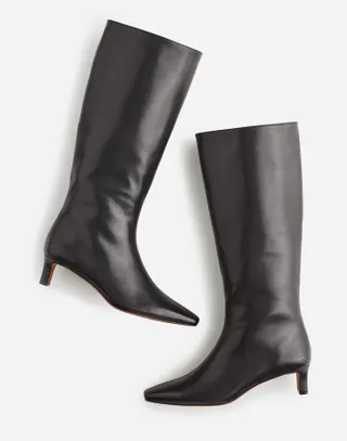 Madewell, The Dimes Kitten-Heel Knee Boot