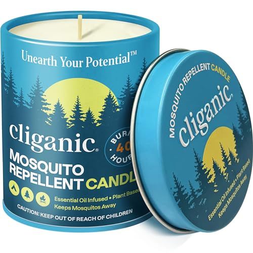 Cliganic Mosquito Repellent Citronella Candle