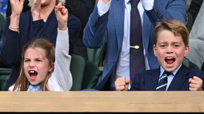 Prince George and Princess Charlotte at Wimbledon 2023