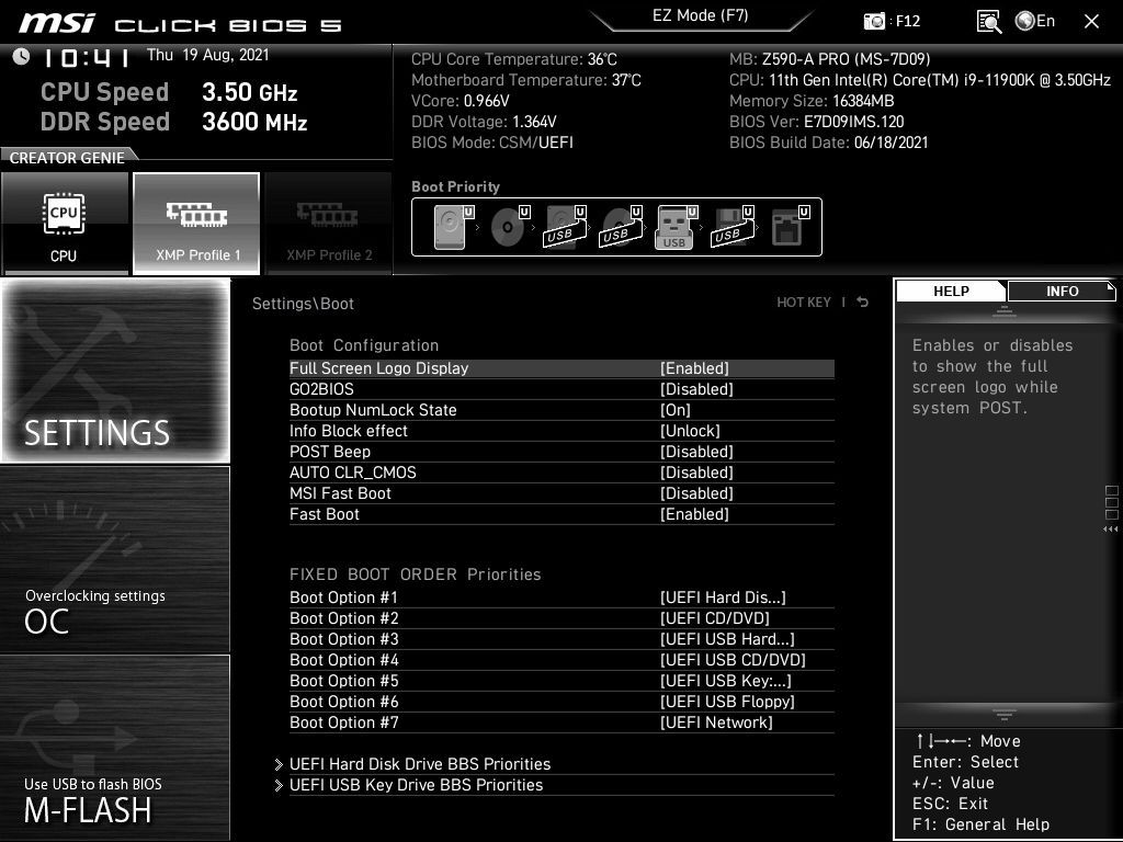 MSI MAG Z590-A Pro