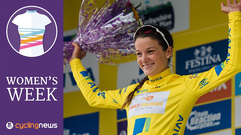 Lizzie Armitstead (Boels-Dolmans) in yellow at Aviva Women's Tour (gallery)