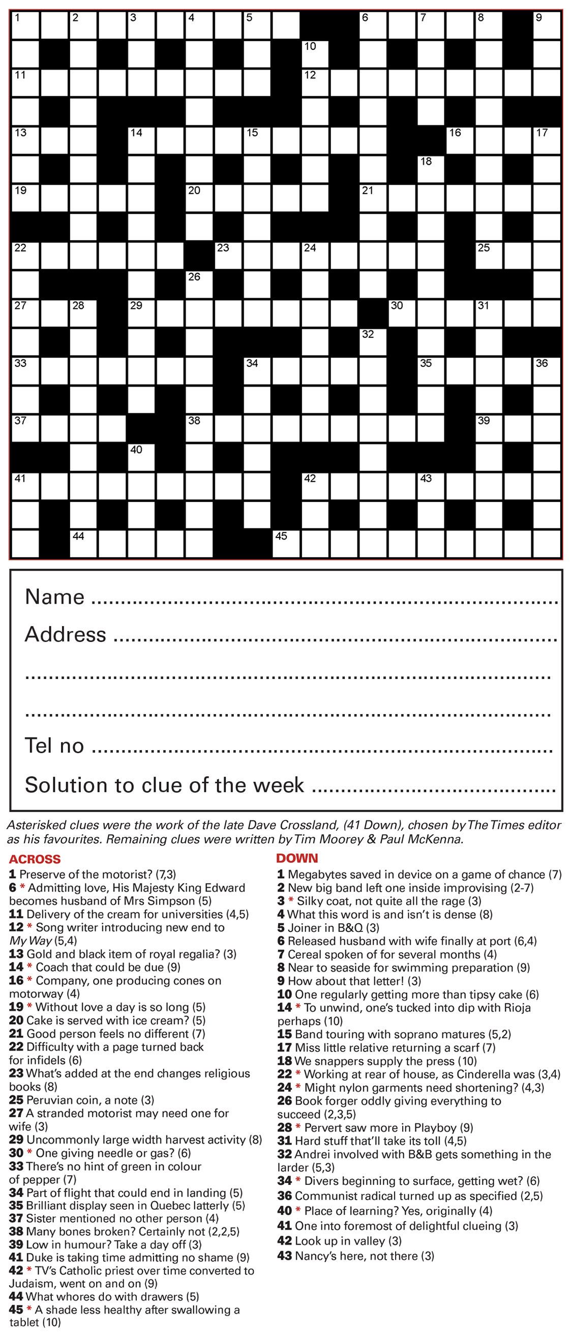 Crossword
