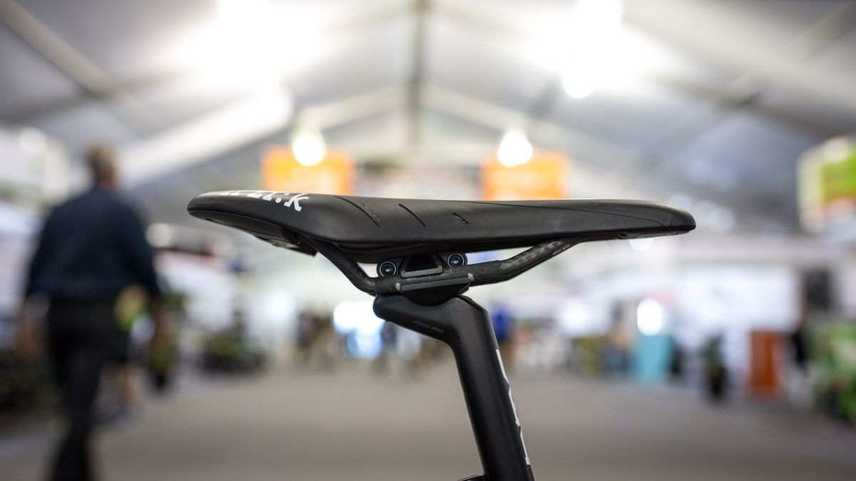 The BMC seatpost has a rear offset