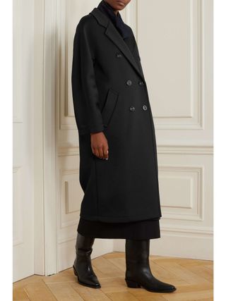 Madame Double-Breasted Woven Coat