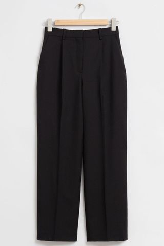 & Other Stories Tailored Straight Wide-Leg Trousers
