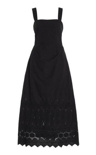 Amelia Broderie Anglaise Cotton Maxi Dress