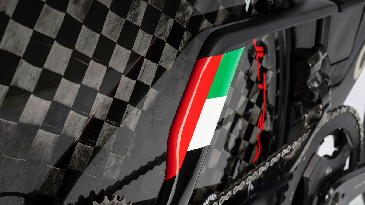 Colnago TT1 detail image on white background