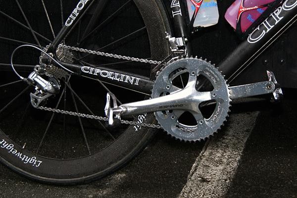 Cipollini runs Shimano Dura-Ace