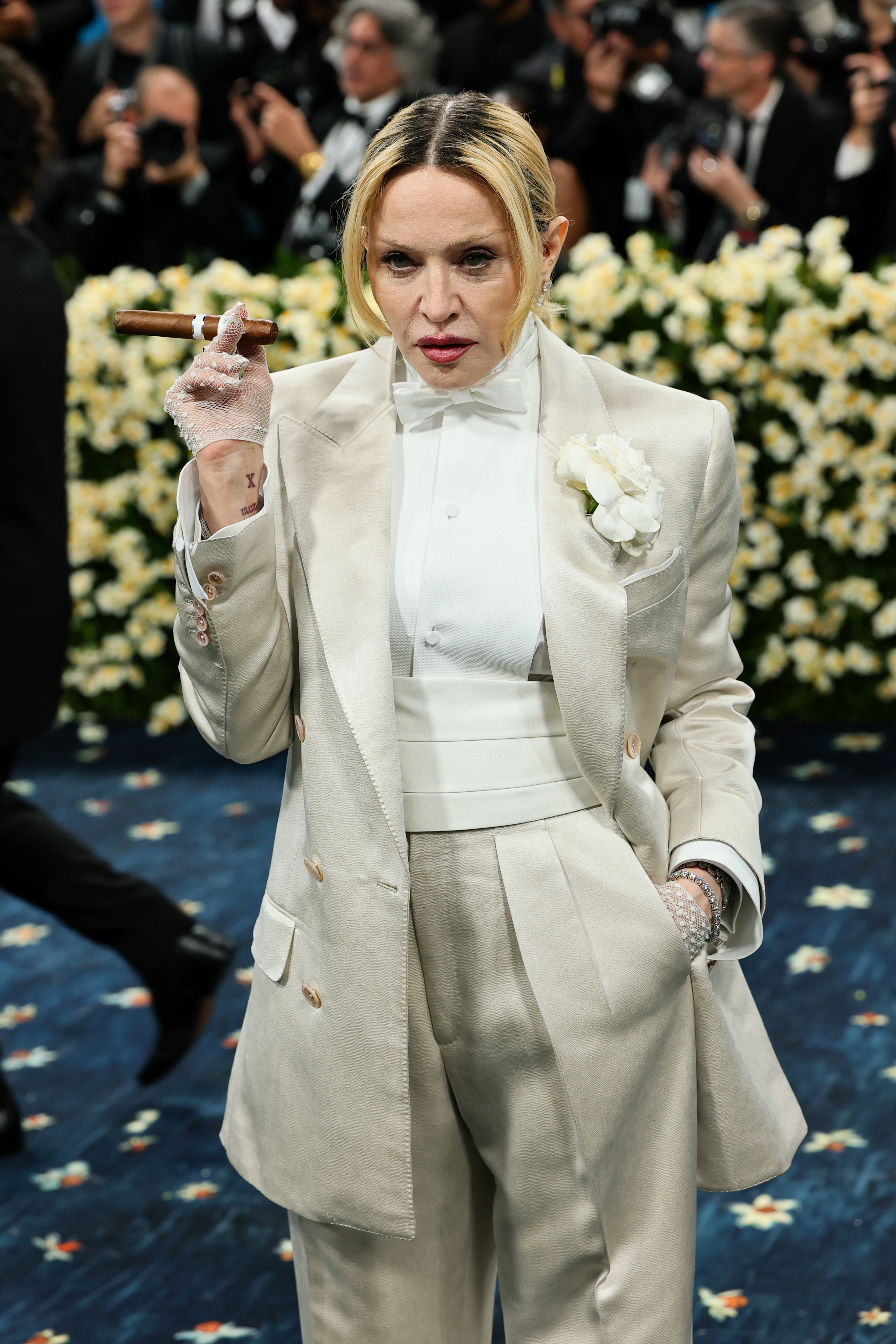 Madonna attends the 2025 Met Gala