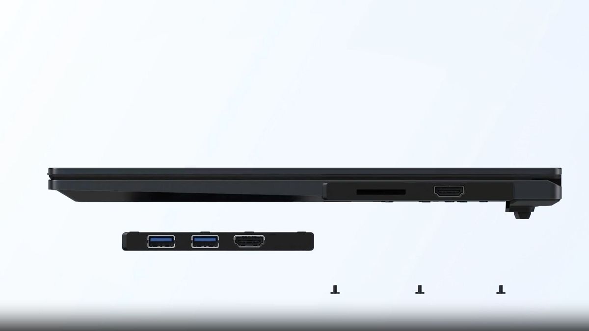 Schenker Element 16 semi-modular laptop with an Intel Core Ultra Series 3 chip