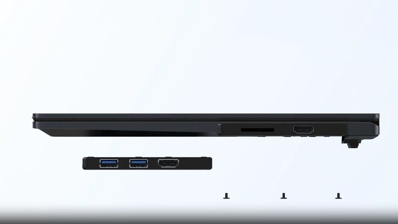 Schenker Element 16 semi-modular laptop with an Intel Core Ultra Series 3 chip