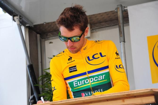 Crit&eacute;rium du Dauphin&eacute; leader David Veilleux (Europcar) signs on for stage 3