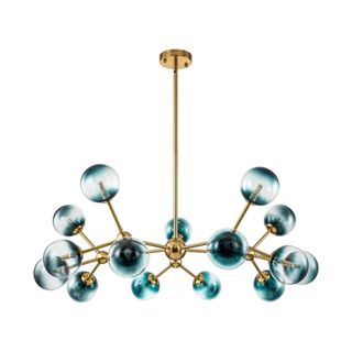 Burness 15 - Light Dimmable Sputnik Modern Linear Chandelier