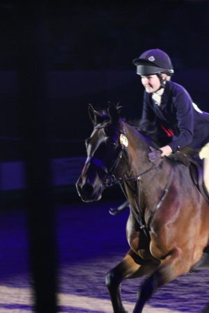 Cash and I on our lap of honour