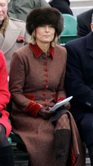 Carole Middleton at the Sovereign's Parade at Sandhurst Military Academy