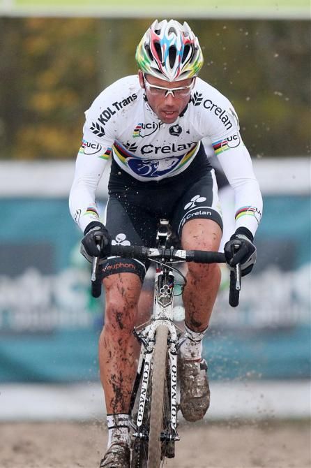 Sven Nys (Crelan-KDL) in action at the GP Hasselt