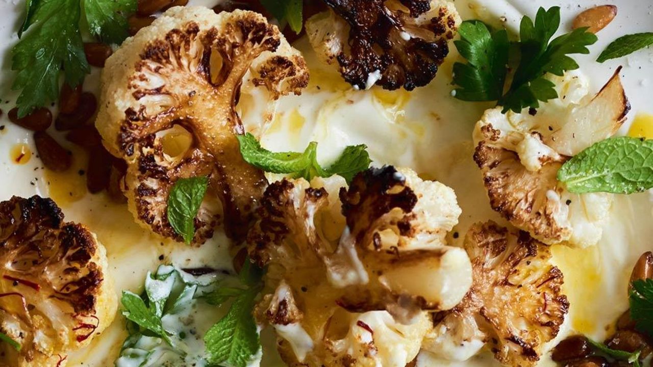 Pan-roasted cauliflower 