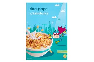 Sainsbury's rice pops kids' cereals