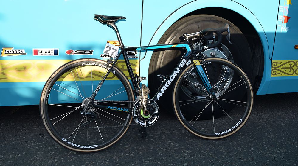 Michael Valgren's Omloop Het Nieuwsblad winning Argon 18 Gallium Pro