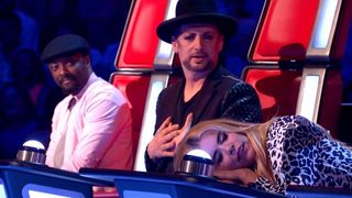 Boy George is not amused by Paloma's actions on The Voice