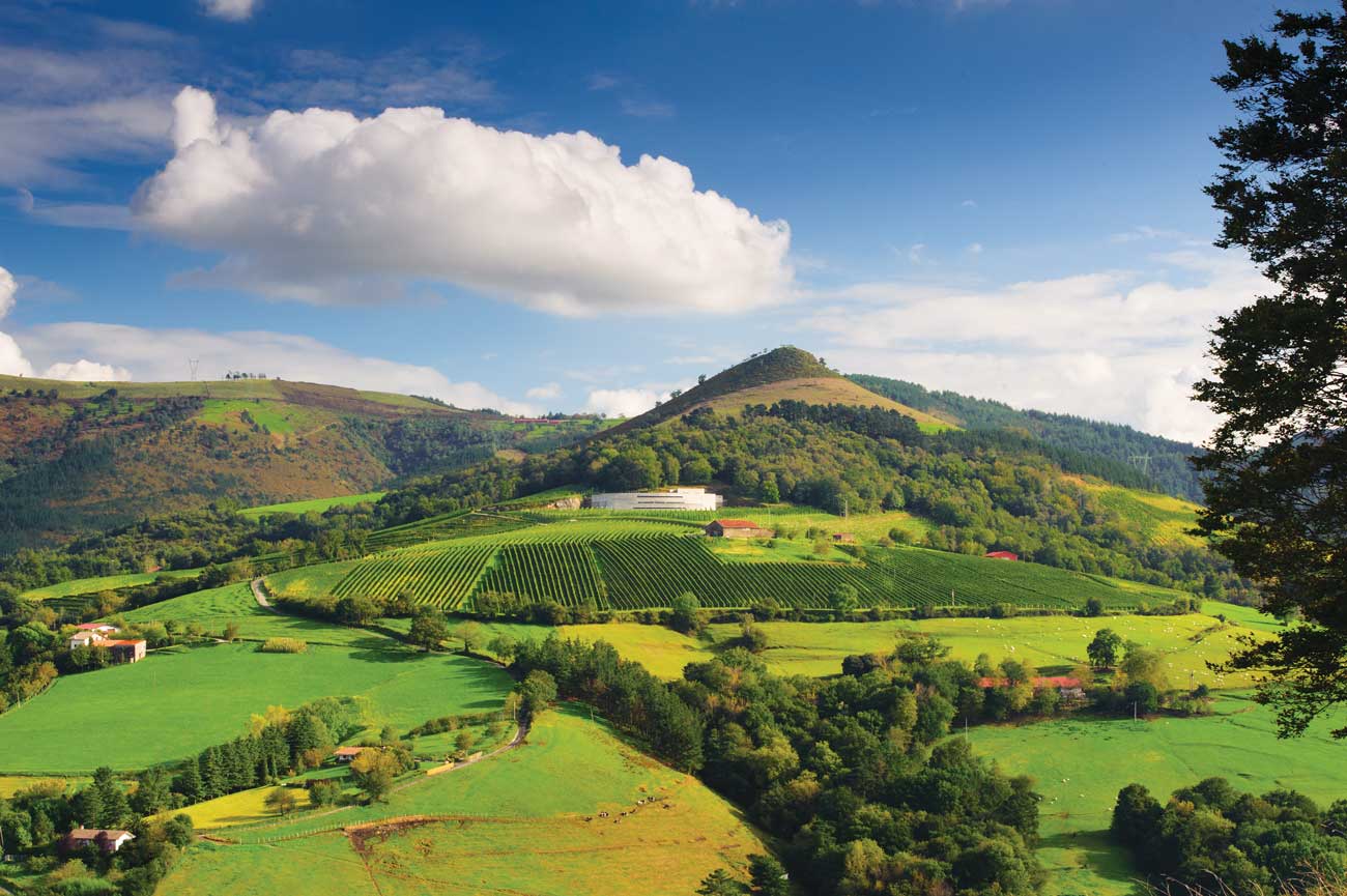 Bodega K5&amp;rsquo;s newultra-modern winery, near the village of Aia