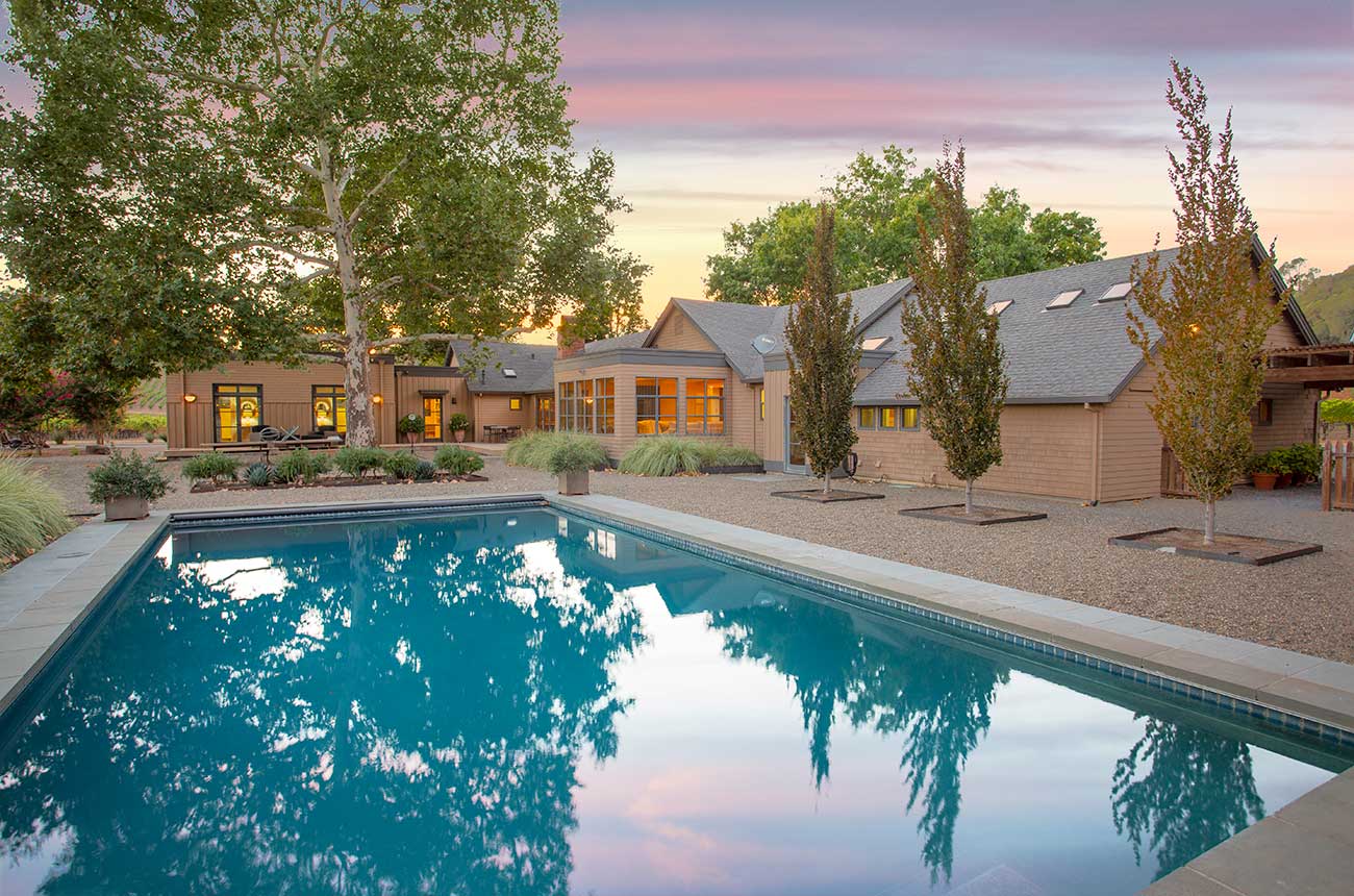 A luxury vineyard property for sale in Sonoma County, listed by Sotheby's International Realty.