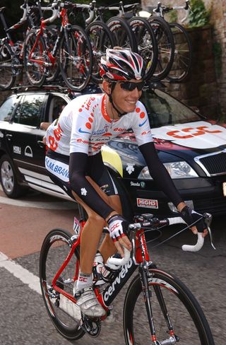 Andy Schleck wins mountains classification at the 2006 Tour of Britain