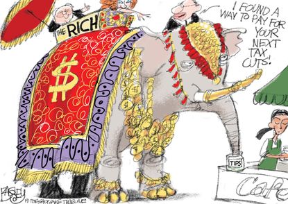 Political Cartoon U.S. GOP Middle Class Tax