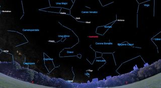 night sky January 2021 Quadrantids Meteor Shower Peak