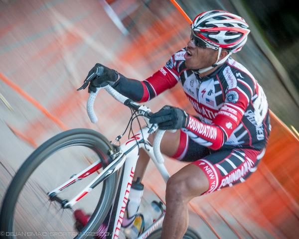 Action during the men's race at the Tour of Vail.