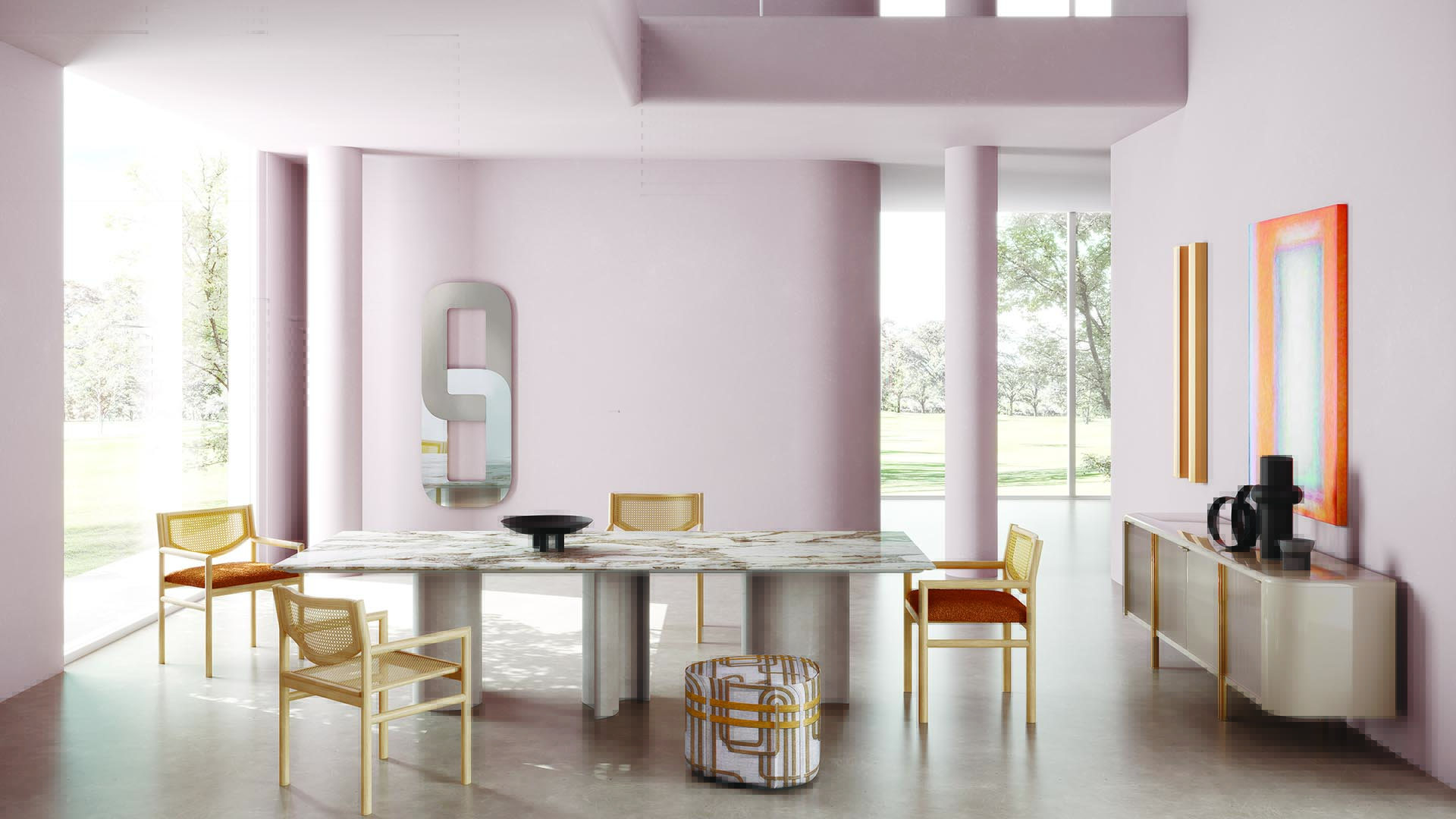Rattan chairs