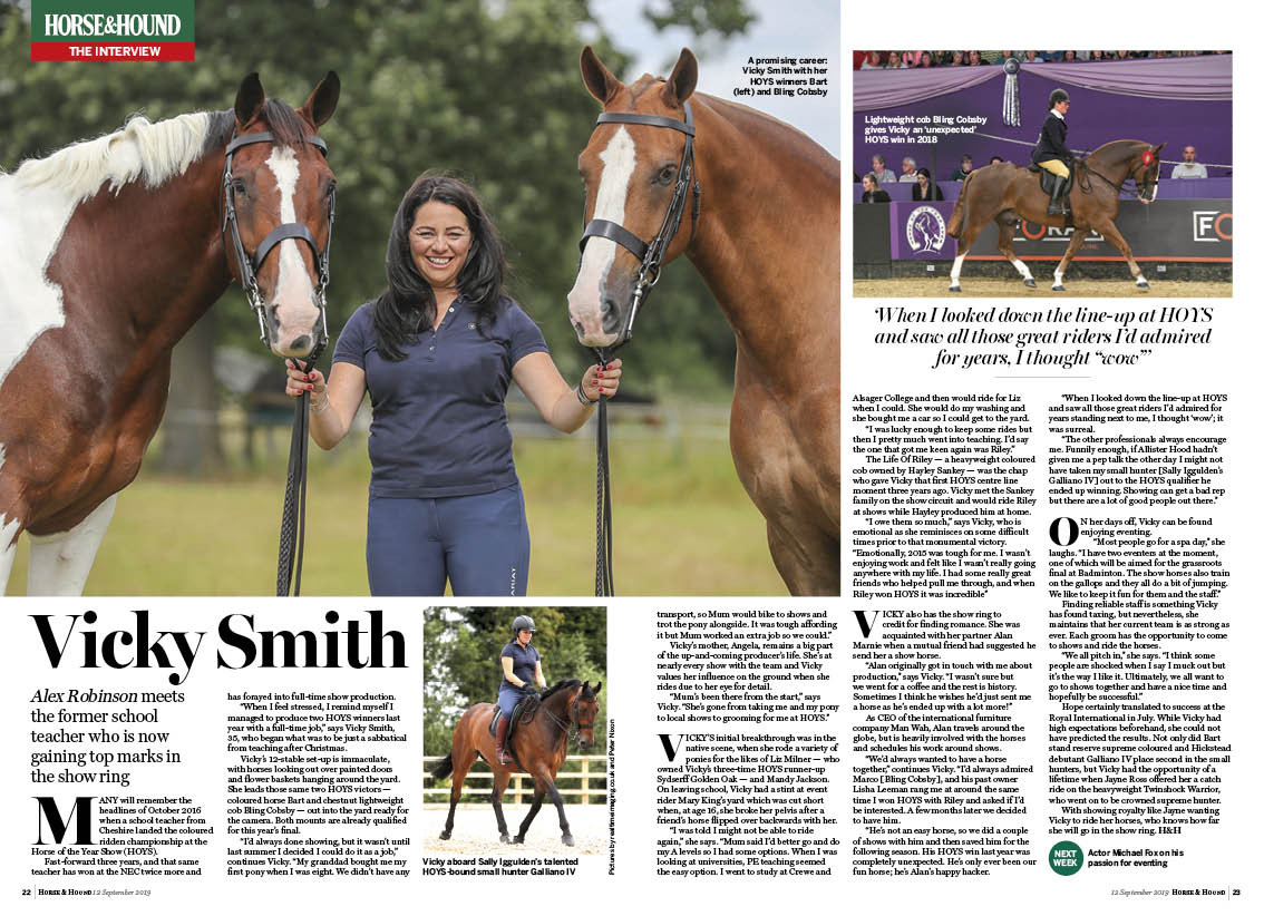 FT 2pp H&amp;amp;H interview Vicky Smith