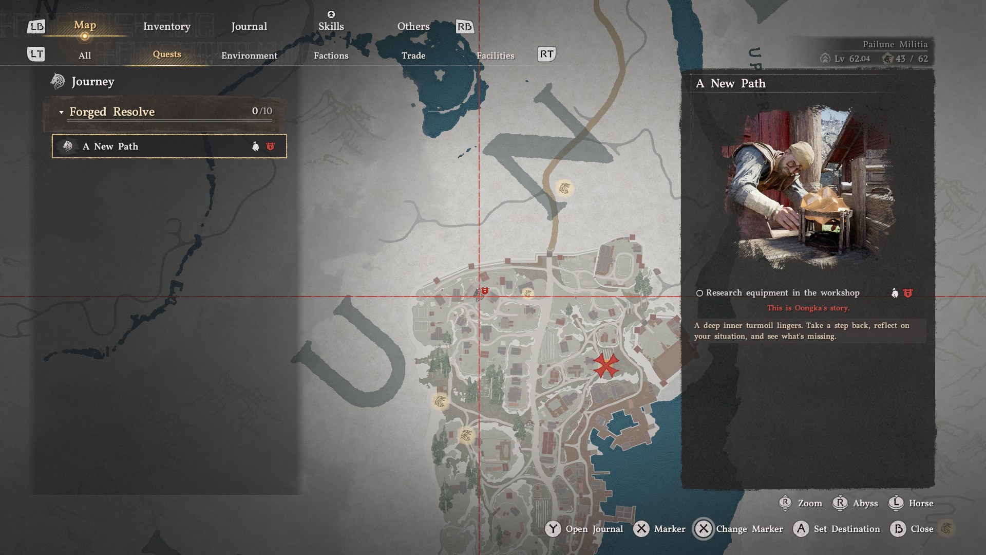 Where to start Oongka's quest in the Crimson Desert DLC