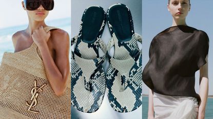 2 women and a pair of sandals