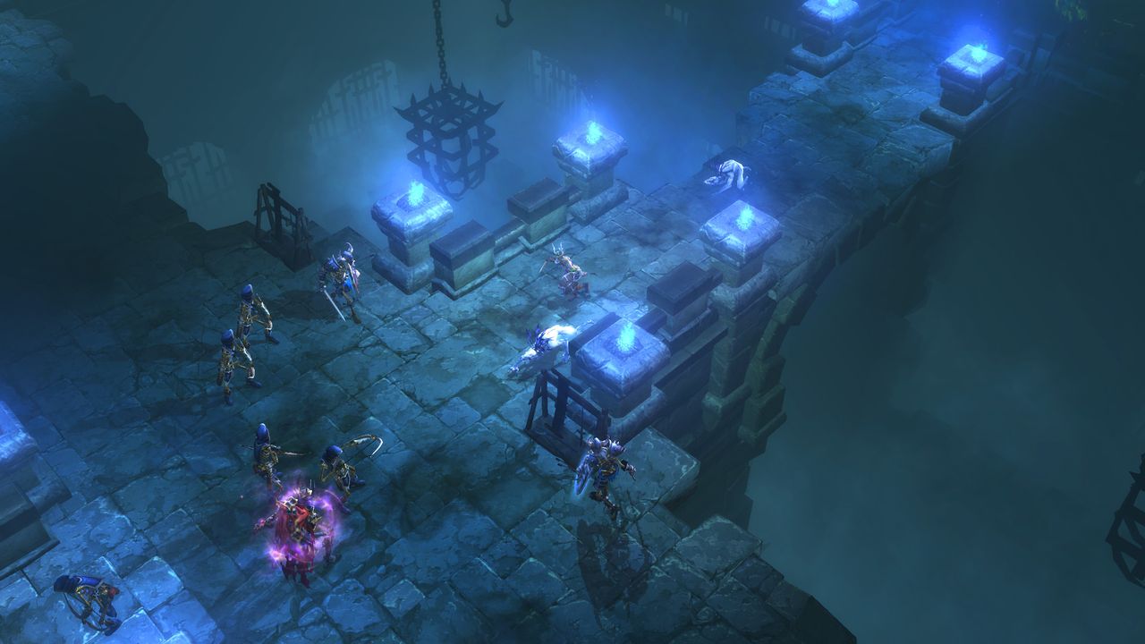 A dungeon from Diablo 3.