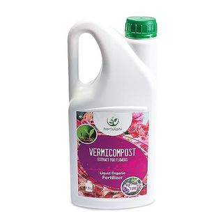 Hortulani Liquid Plant Food Extract for Flowers - Natural Plant Food Made From Worm Castings Boosts Growth, Stimulates Budding & Improves Foliage. (1,5l Makes Up to 375l)