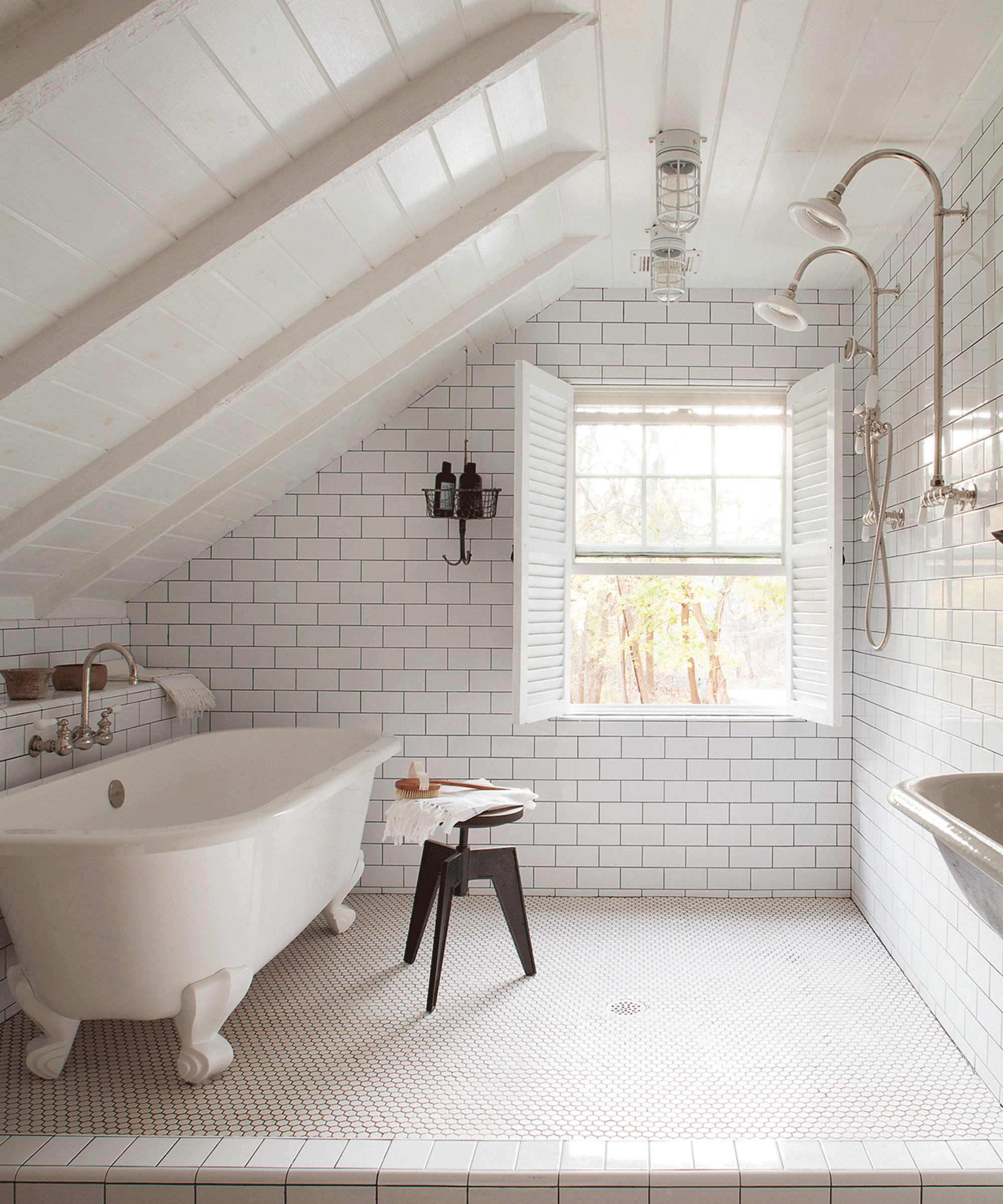 Wet room with separate bathroom