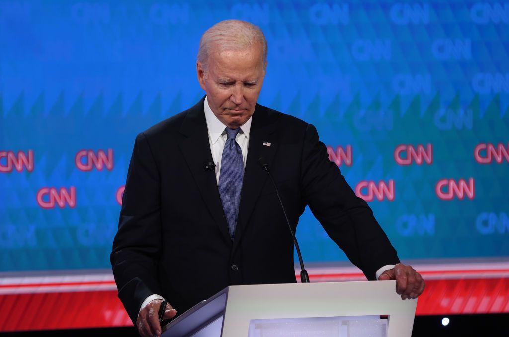 Donald Trump And Joe Biden Participate In First Presidential Debate