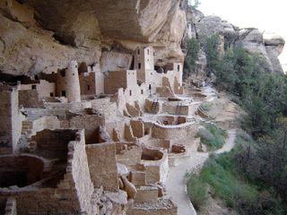 Another view of the Cliff Palace at Mesa Verde.