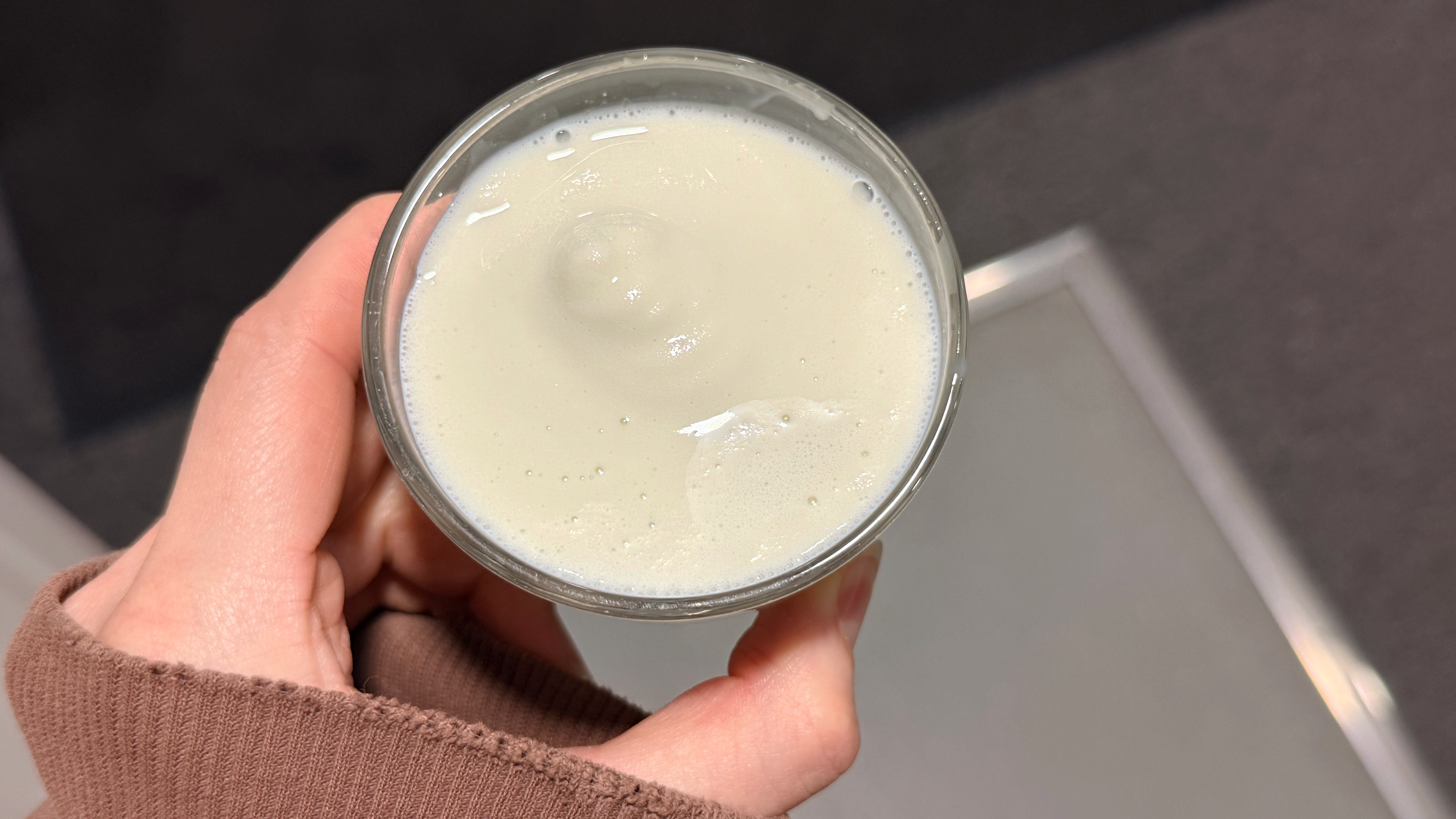 a photo of a slushie made on the inoviva slushie machine